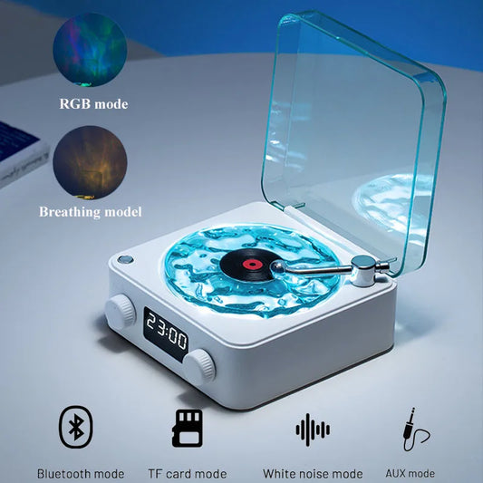 Mini Retro Bluetooth Speaker for Serene Sleep and Portable Entertainment